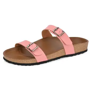 Centrino Women’s Berkin-Style Slip-On Sandals | Open Toe Design | Soft PU Footbed | Lightweight & Comfortable | Arch Support | On-Grip Sole | Casual Outdoor Wear (9227)