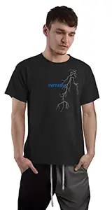 Inferno Reflective Black Pure Cotton Unisex fit Half Sleeve T-Shirt
