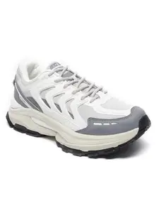 XTEP Canvas White,Dove Grey,Gray Street Casual Shoes for Men Euro- 41