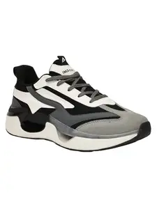 Impakto AeroStride Men's Trendy Sports Running Shoes, Stylish and Comfortable Shoe Grey