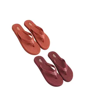 Womens Lightweight Flip Flops | Comfortable Everyday Slippers with Durable Anti-Skid Sole, Cushioned Footbed for Outdoor Use