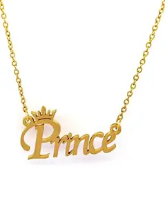 JUNEJA Enterprises Gold-Plated Prince Pendant Chain