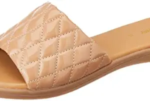 Walkway Beige Women's Synthetic Sandals 7-UK (40 EU) (41-4050)