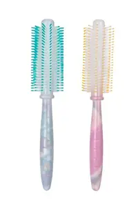 Round Brush For Men & Women, Color May Vary Hair Care Pack of 2