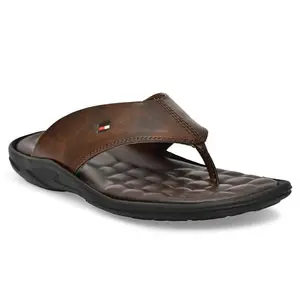 VENICE Relaxed Slippers for Men || Comfortable Indoor Outdoor Fashionable Slippers for Boys, Brown - 8