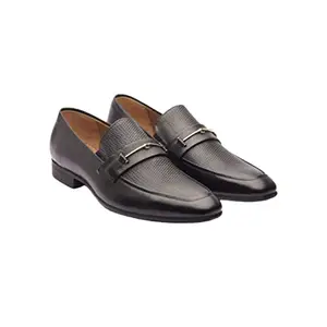 Michael Angelo Men's Kingston 7905 Black Leather Shoes -7UK