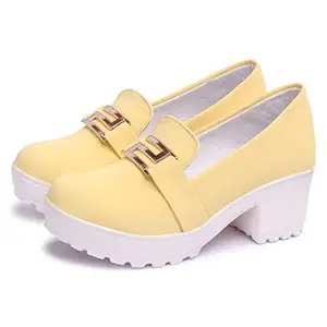 FURIOZZ Stylish Casual Boots For Women's And Girls AmazonPN7-Yellow-39