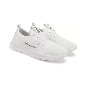 Trendy Latest Stylish Lightweigh Shoes for MenSports Shoes for MenRunning Shoes for MenSports ShoesWalking Shoes for MenGym Shoes for Men & Boys(154) A White