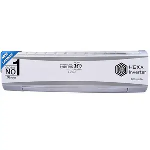 Haier 2 Ton 5 Star Heavy Duty Hexa Inverter Split AC (Copper, 7 in 1 Convertible, Anti Bacterial Filter, Cools at 60°C Temp, 20 Mtrs Air Throw - HSU24HD-AOW5BN-INV, 2024 Model) price in India.