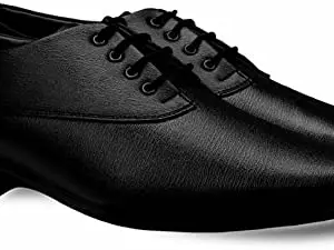 Men's 1234 Formal Shoes/Lace-up Shoes/Provide Comfort & Stylish/Perfact for Formal Wear, Business Casual and Parties (Black, UK Footwear Size System, Adult, Men, Numeric, Medium, 10)
