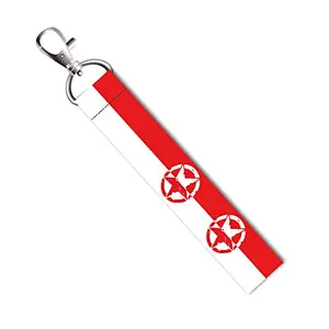 ISEE 360® Stars Army Lanyard Bag Tag with Swivel Lobster for Gift Luggage Bags Backpack Laptop Bags Students Workers L X H 5 X 0.8 INCH