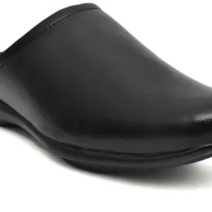 REEV XAVIER INTERNATIONAL Men's Synthetic Leather Outdoor Casual Sandal | Black |6 |r-917-black-6|