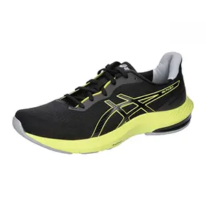 ASICS Mens Gel-Pulse 14 - Black/Glow Yellow Running Shoes, UK - 7