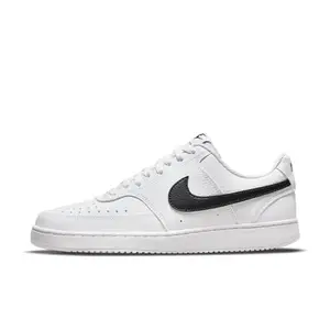 Nike Womens W Court Vision Lo Running Shoe Nn-White/Black-White-Dh3158-101-5.5