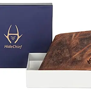 HideChief Tan Premium Genuine Leather Wallet(HCRW336_B)