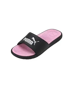 Puma Womens Cool Cat 2.0 Wns Black-White-Pale Pink Slide - 5 UK (38910801)