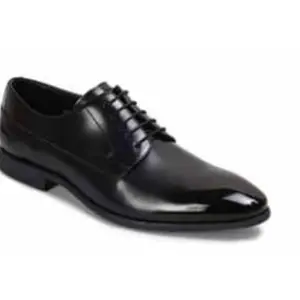 Lee Cooper Men's LC7125N Leather Derby Shoes_Black_45EU