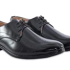 EL ADOR Men Formal Shoe Black (Black, Numeric_6)