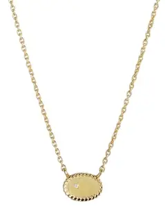 VANBELLE 925 Sterling Silver 18kt Gold Plated with CZ Necklace