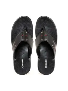 Khadim's Black Casual Flip Flops for Men (3351046)