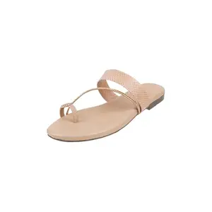 Metro Women's Peach Ethnic Fashionable Sandal UK/5 EU/38 (40-184)
