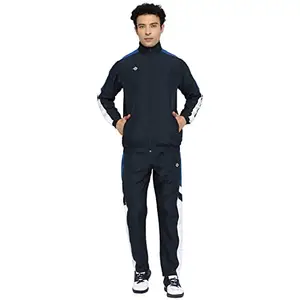 Nivia Carboxy -5 Tracksuit for Men (Navy/Royal,M)