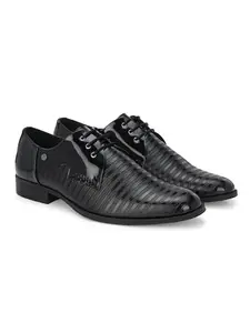 Delize Men's Black Derby Shoes 80610-10