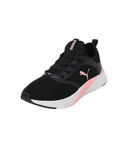 Puma Womens Softride Ruby WN's Black-Koral Ice Running Shoe - 3 UK (37705012)
