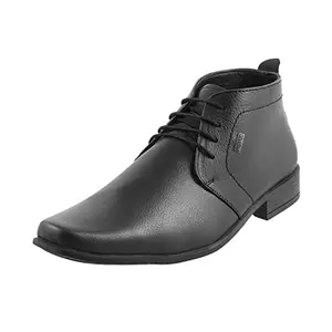 Metro Mens Leather Black Lace-up Shoes (Size (9 UK (43 EU))