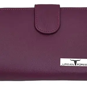 URBAN FOREST Tina Lilac Womens Leather Wallet