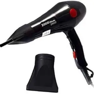 CRISTAL SPARK AND STAR Hair Dryer Professional 2800 2 Speed Settings Hot Hair Dryer 2000 Watts (Black)