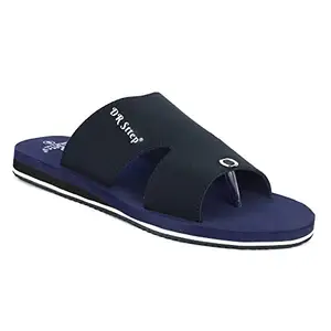 DR STTEP Men's Blue Synthetic Orthopedic Eva Insole Soft Slip-on Slippers