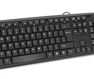 Wired Keyboard | Membrane Keys with Retractable Stands | USB Plug & Play | Ergonomic & Comfortable Design
