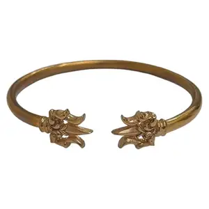 Bronze Panchalogam Trishula Adjustable Bracelet Shiva Parvathi Trident