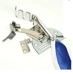 Zenith Steel 26 mm Double Fold Angle Binder A10 for Industrial Sewing Machine Folder Set (Includes Fold Angle Binder, Needle Plate, Pressure Foot, Feed Dog)