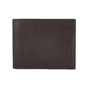 Tommy Hilfiger Gilmore Mens Passcase Wallet Brown (8903496150339), 11.5X2X9.5