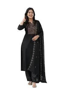 ALAKHI STUDIO Women’s Kanchi Cotton Kurta Pant Set with Dupatta