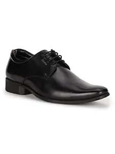 Bata Men's Alfred New Derby Black Uniform Dress Shoe (8216478)