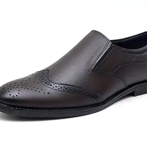 ARAMISH Genuine Leather Brown Latest Formal Shoes for Men - 10 UK