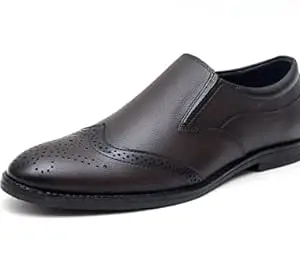 ARAMISH Men's Genuine Leather Brogue Formal Shoes