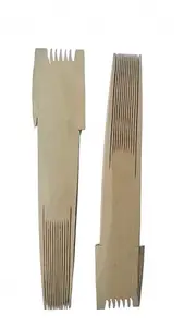 VTL Wooden Fine-Tooth Comb Set for Lice and Nits Removal, Hair Cleaning, Pack of 2