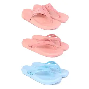 Women's Comfortable Sandal,Casual Lightweight Sandal for Everyday Wear | (COMBO-3)-1986-1975-1976-7-EURO-38