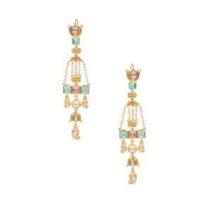 Shaya by CaratLane Phera Promise Earrings in Gold Plated 925 Silver for Women