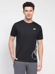 YONEX Badminton Apparel Tshirt Round Neck J 2880JR Black J150/8903224458973