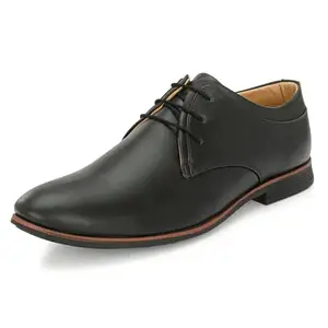 Centrino Black Formal Shoe for Mens 64058