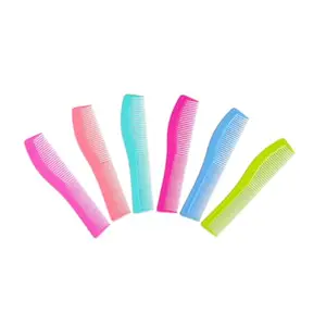 zodiac Hair Combs, 6 Pack, Multi-Colour, Standard Size