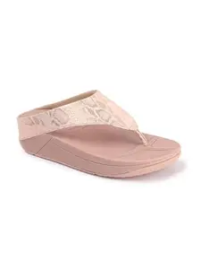Elle Women Sandal, Peach, UK-4