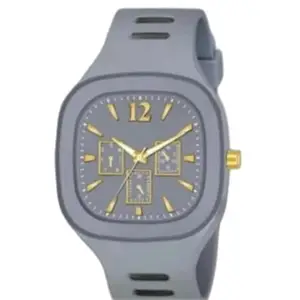 Grey Analog Watch for Men Casual, Modern, Elegant Design #3075