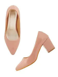 Sapatos Women Casual Bellies, Ideal for Women (ST-6285-Peach-41) Pink