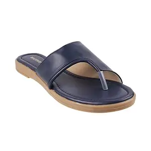 Walkway By Metro Brands Women's Blue Synthetic Sandals 4-UK (37 EU) (32-1580)